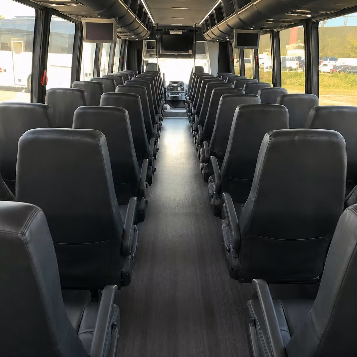 25 passenger minibus inside