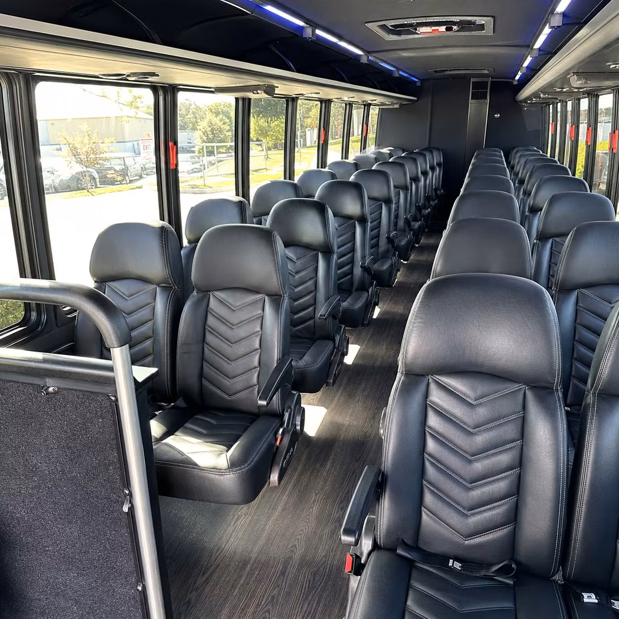 28 passenger minibus interior