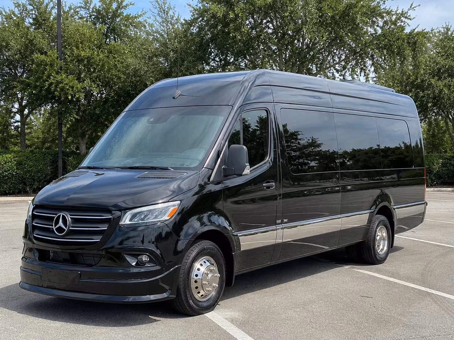 bridal party sprinter vans and minibuses for rosemead weddings